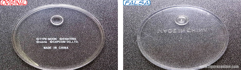 como diferenciar una figura original y una falsa